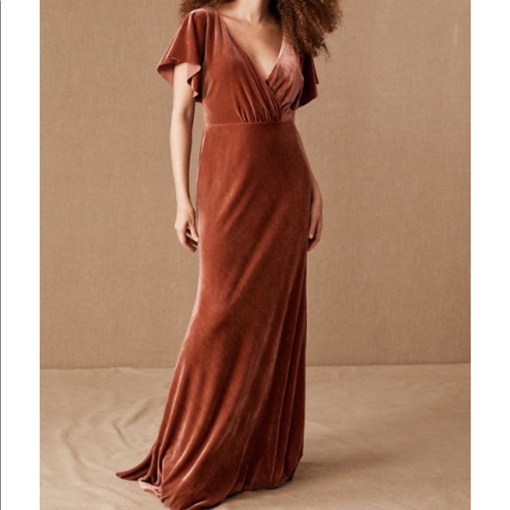 NWT Jenny Yoo Ellis Open Back Dress